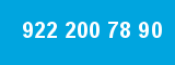 922 200 78 90 922 200 78 90
